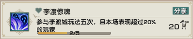 剑网3乐游记李渡鬼域成就获取攻略
