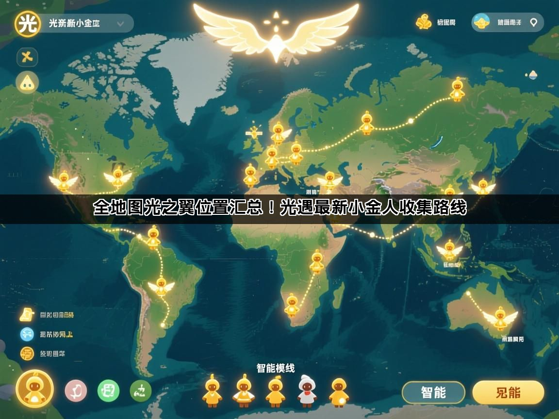 全地图光之翼位置汇总！光遇最新小金人收集路线