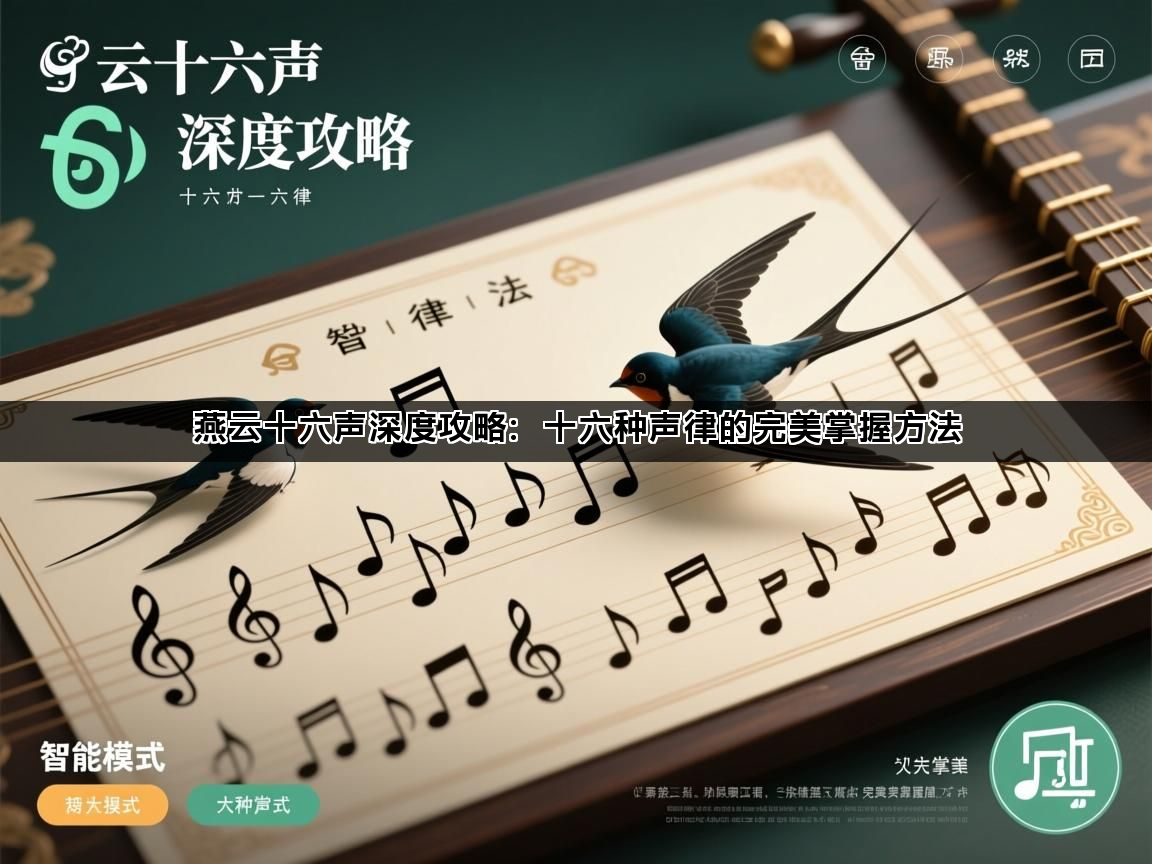 燕云十六声深度攻略：十六种声律的完美掌握方法