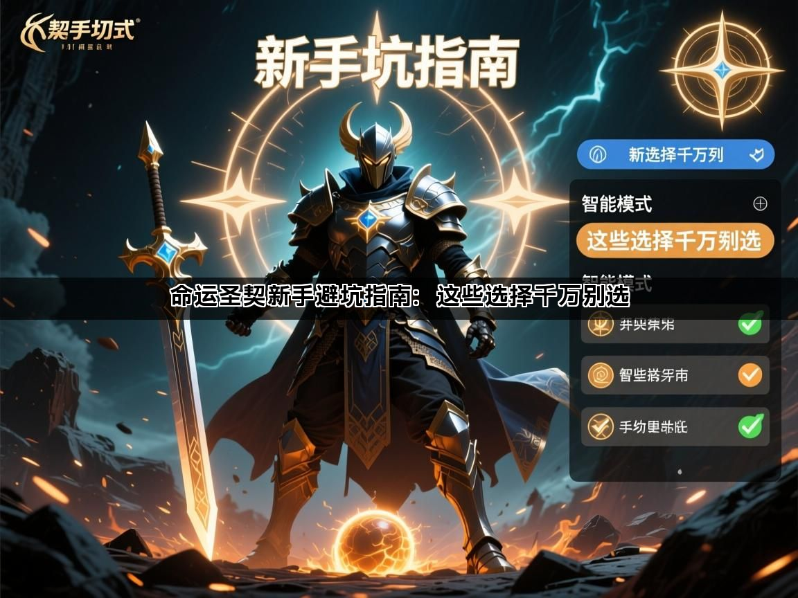 命运圣契新手避坑指南：这些选择千万别选