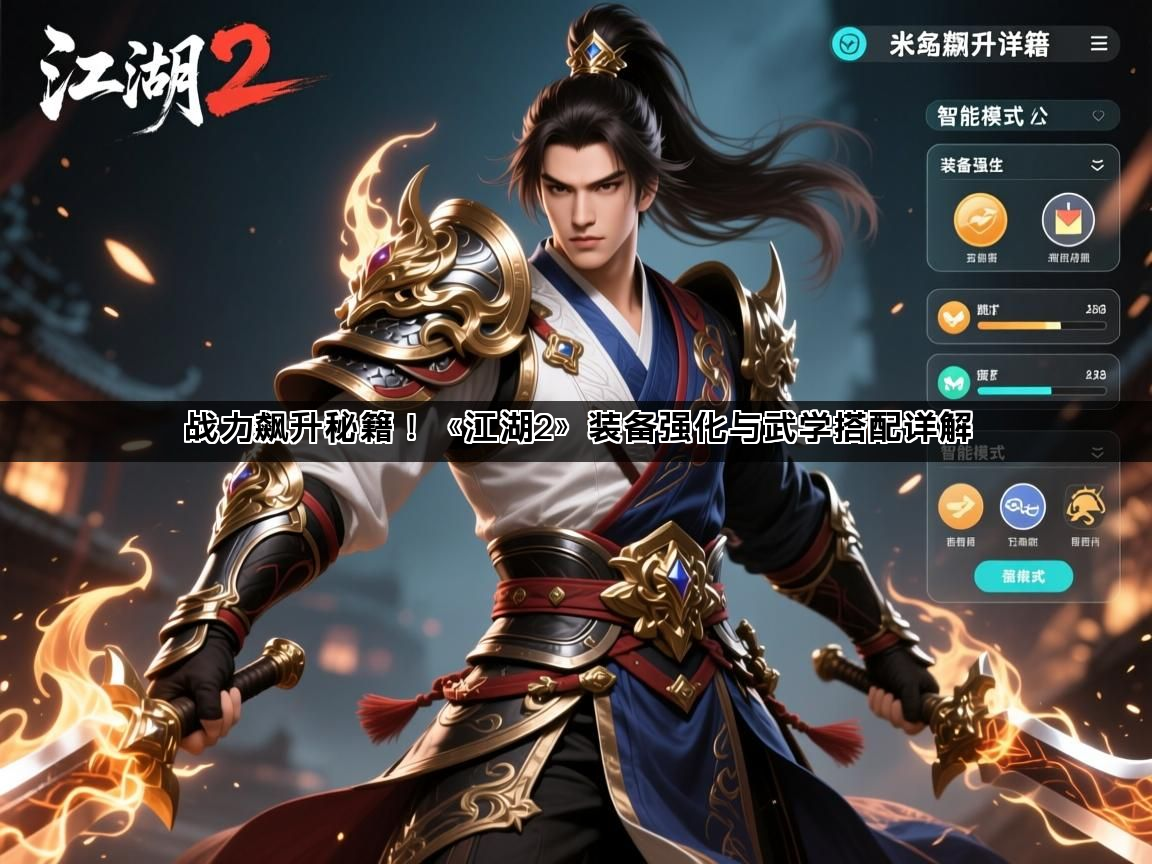 战力飙升秘籍！《江湖2》装备强化与武学搭配详解
