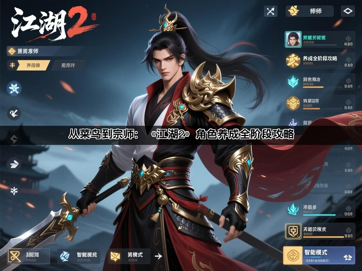 从菜鸟到宗师：《江湖2》角色养成全阶段攻略