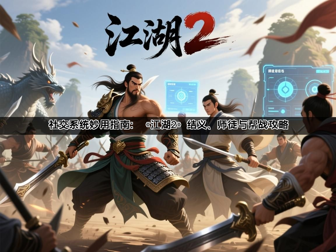 社交系统妙用指南：《江湖2》结义、师徒与帮战攻略