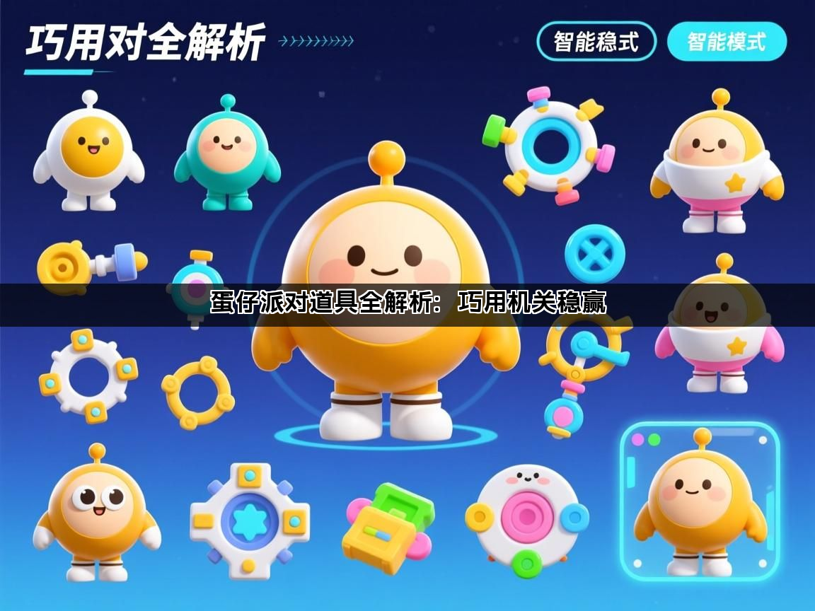 蛋仔派对道具全解析：巧用机关稳赢