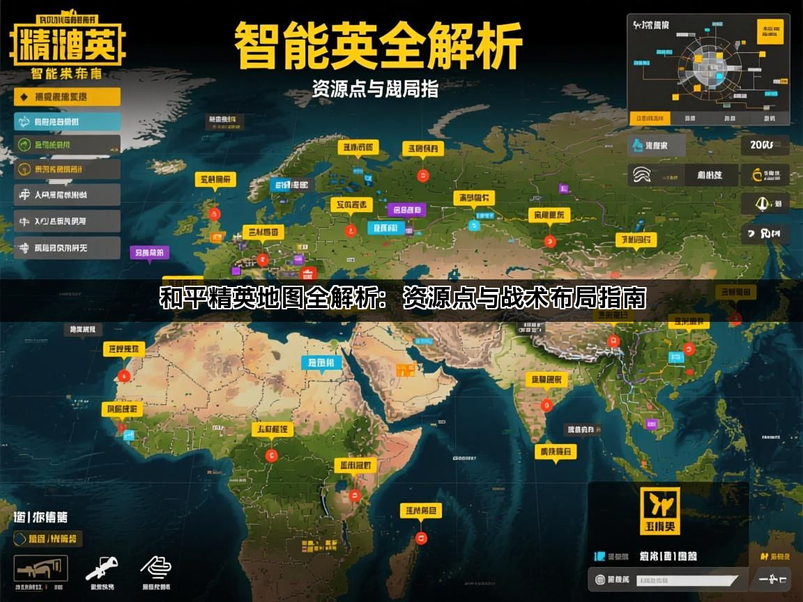 和平精英地图全解析：资源点与战术布局指南(图1)