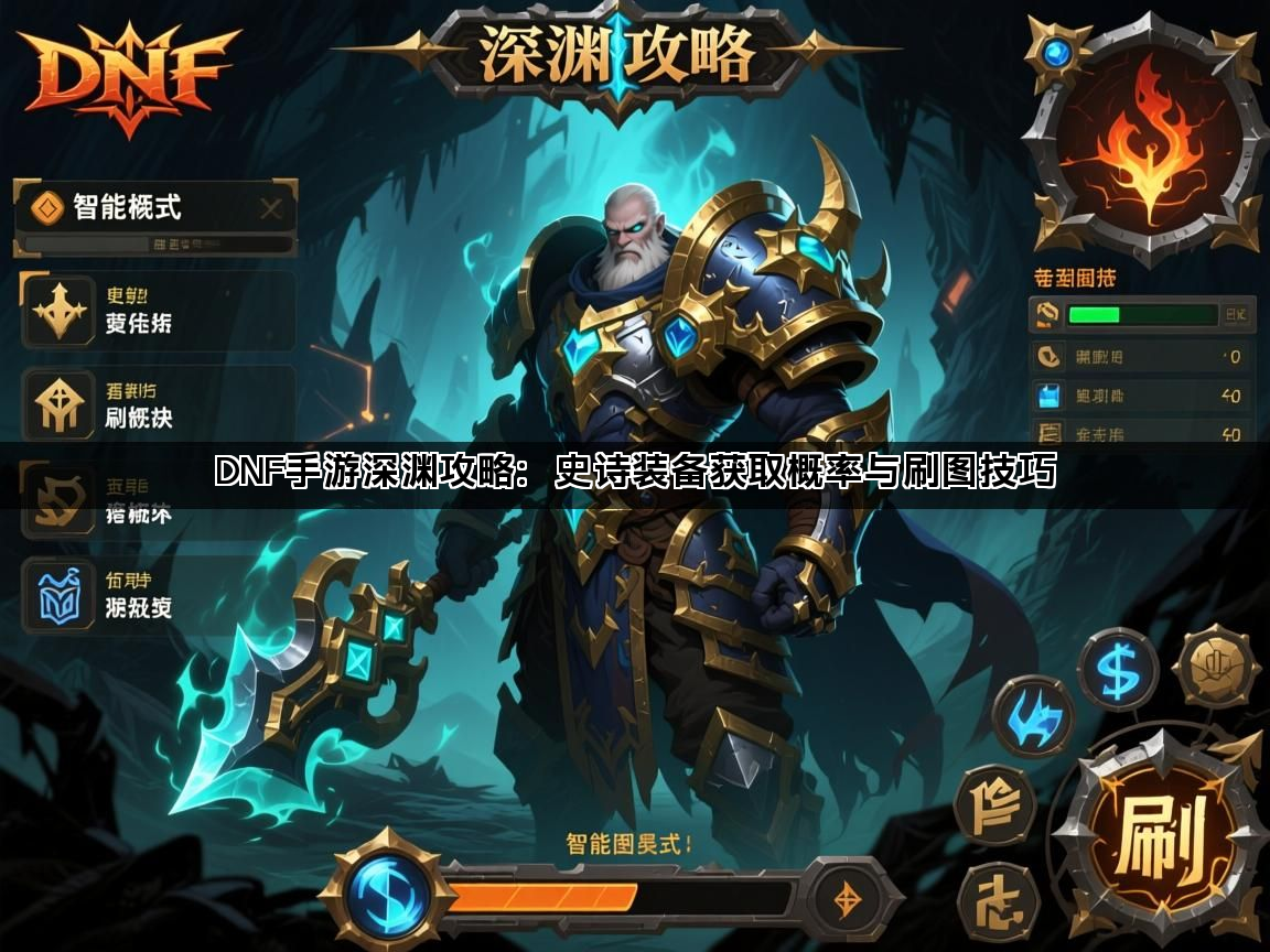 DNF手游深渊攻略：史诗装备获取概率与刷图技巧
