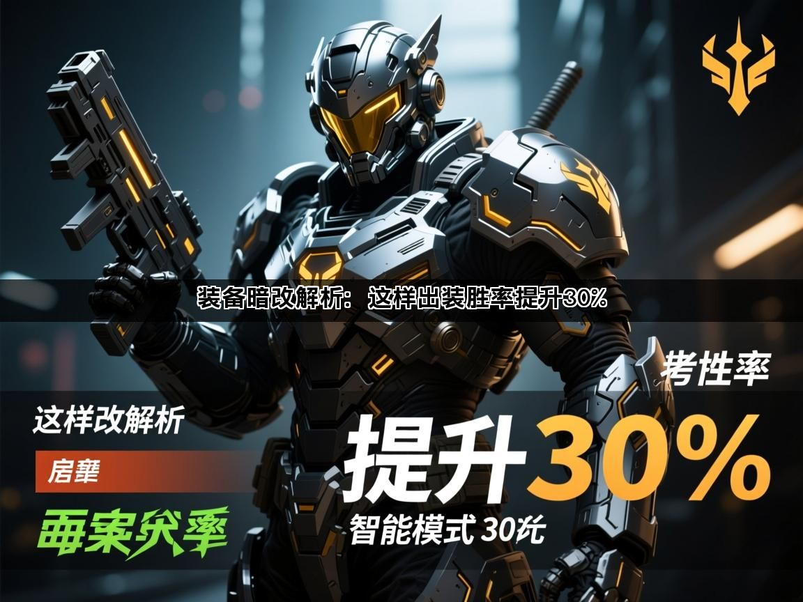 装备暗改解析：这样出装胜率提升30%(图1)