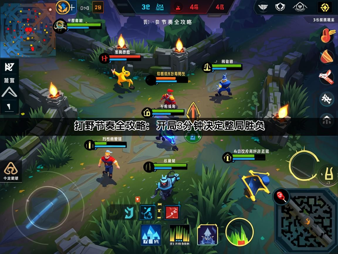 打野节奏全攻略：开局3分钟决定整局胜负(图1)