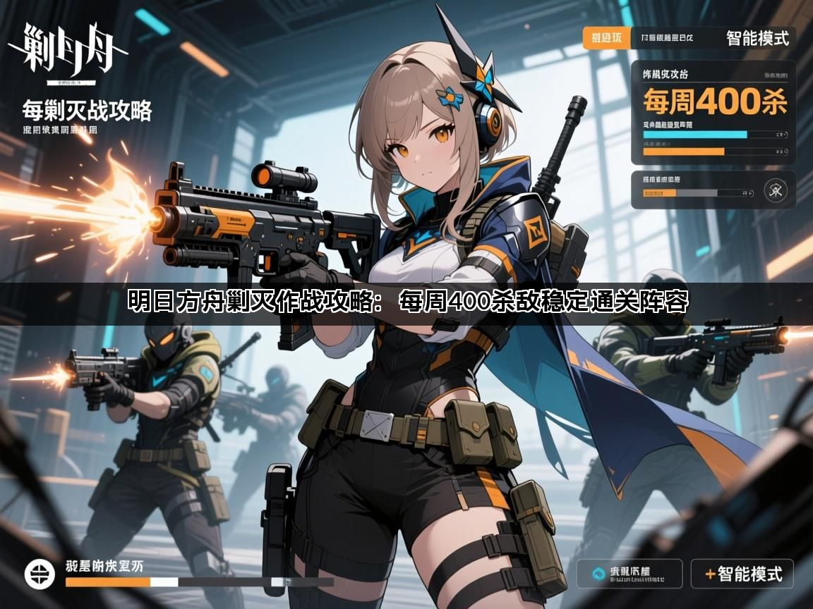 明日方舟剿灭作战攻略：每周400杀敌稳定通关阵容(图1)