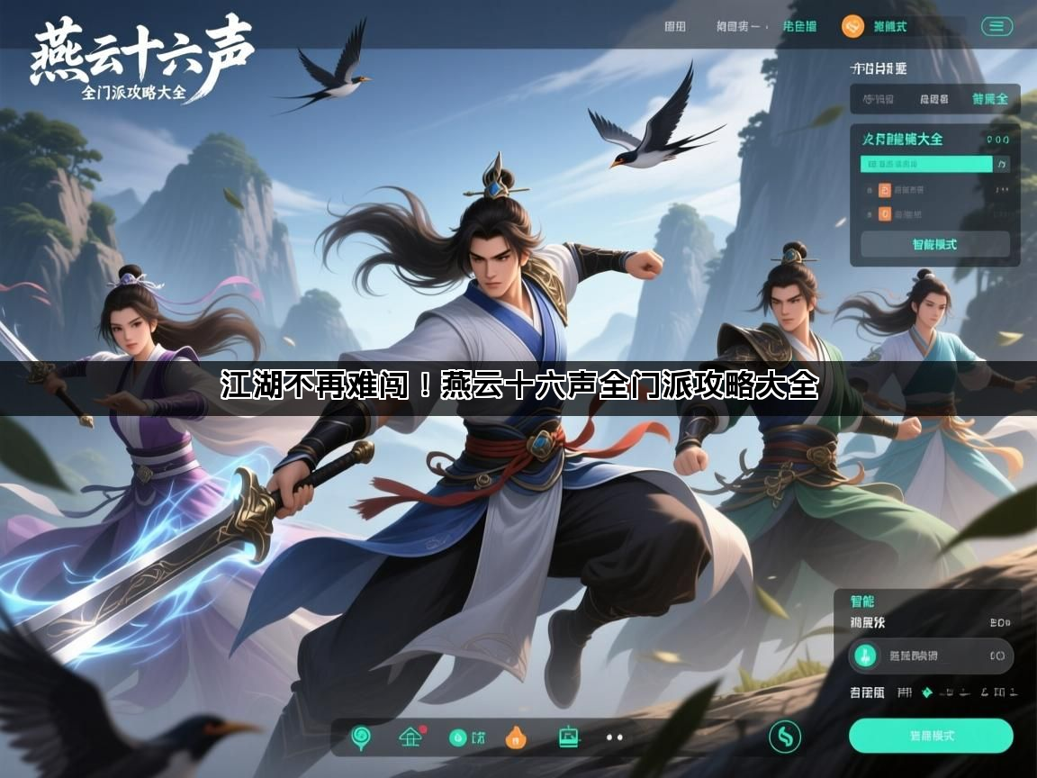 江湖不再难闯！燕云十六声全门派攻略大全(图1)