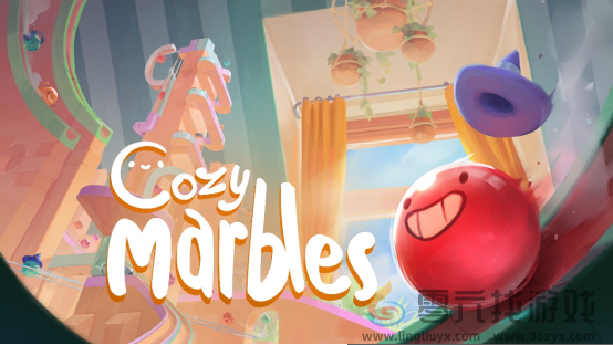 充满温暖与怀旧氛围的弹珠轨道模拟游戏《Cozy Marbles》将于2026年登陆Steam(图1)