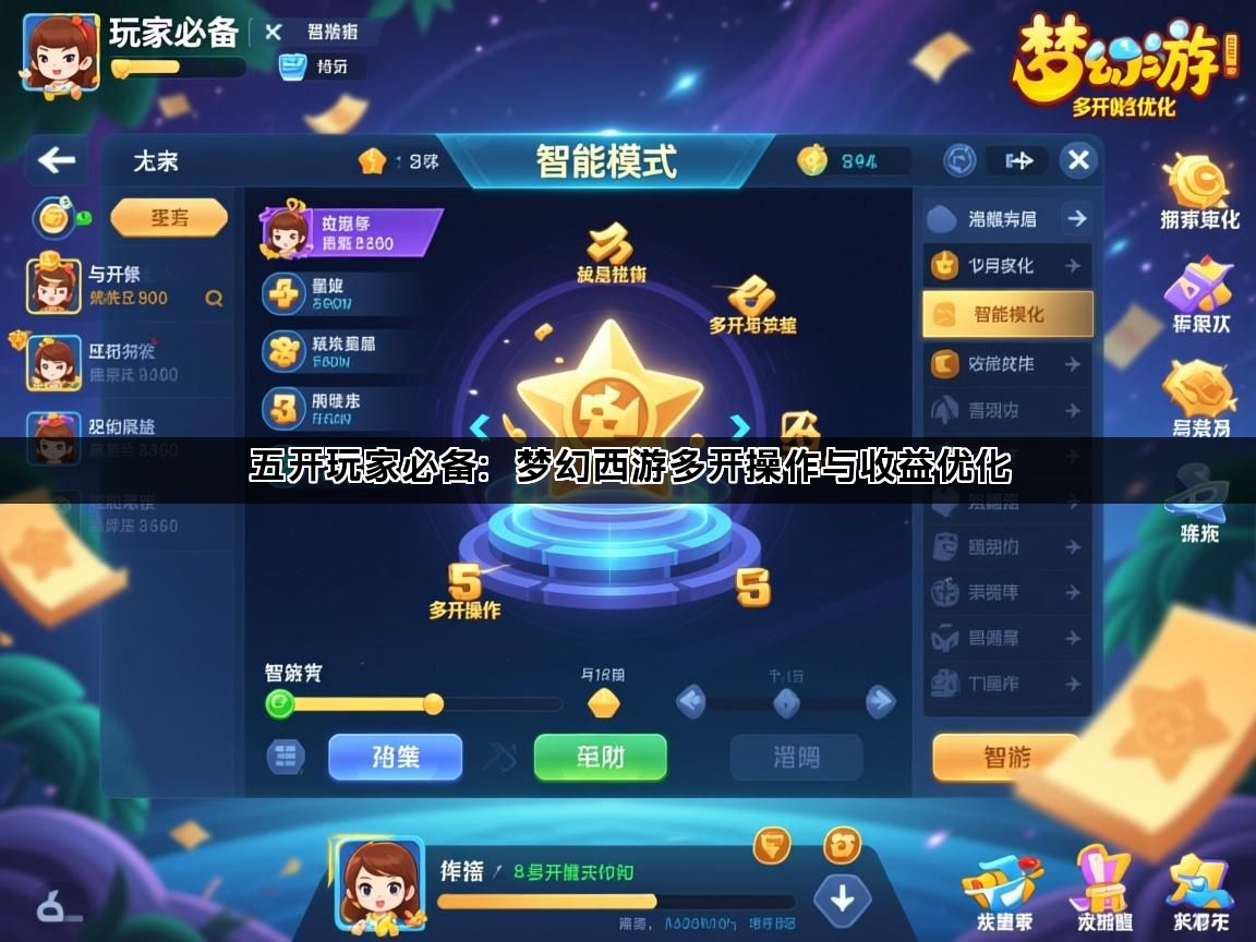 五开玩家必备：梦幻西游多开操作与收益优化(图1)
