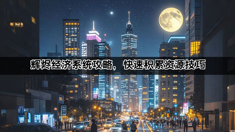 辉烬经济系统攻略，快速积累资源技巧(图1)