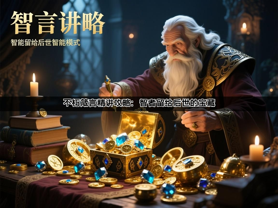 不朽箴言精讲攻略：智者留给后世的宝藏(图1)