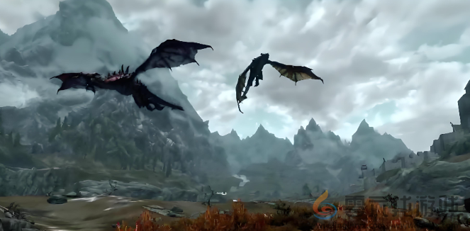 《上古卷轴5》玩家整花活 各种方法拯救主线被龙摔死士兵(图3)